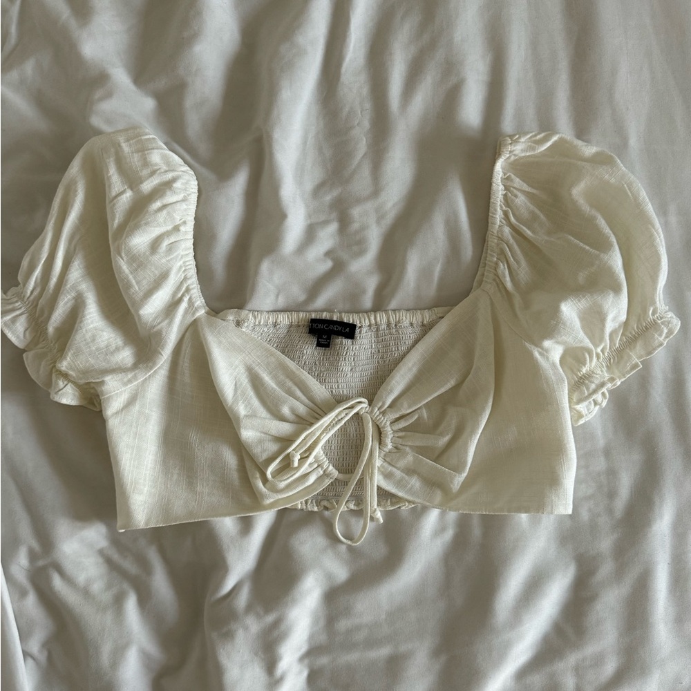 Grey bandit top